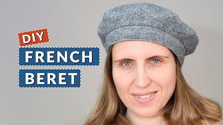 Sew a Stylish Beret Easy DIY Tutorial [upl. by Lothar926]