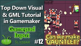 Top Down Tutorial in Gamemaker 12 Gamepad Input [upl. by Kinch]