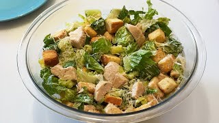 Salade César et sa délicieuse vinaigrette 🥗 👌 [upl. by Jedediah690]