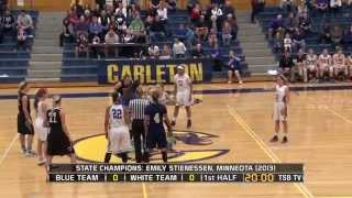 High School Girls Basketball 2015 MGBCA AllStar Series Blue vs White [upl. by Sosthena]