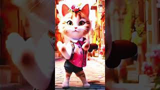 Cat Ai dance shorts cat song ai music newsong [upl. by Druce174]