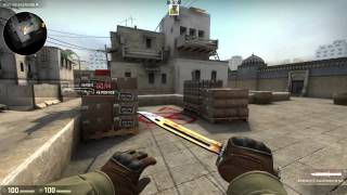 cs go bayonet case hardened [upl. by Euton]