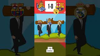 Highlights of real sociedad vs barcelone 10  ⚽️😅 [upl. by Carolee334]