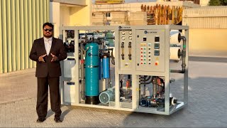 Marine RO Watermaker  Seawater Desalination for Ships  Reverse Osmosis SWRO  Al Kafaah Dubai UAE [upl. by Shelbi]