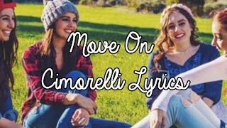 quotMove Onquot  Cimorelli Lyrics [upl. by Alilahk]