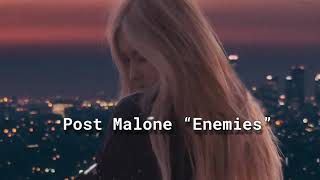 Post Malone “Enemies” Instrumental Slowed [upl. by Ardnaik]