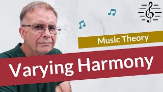 How to Vary the Harmony for Repeated Notes  Music Theory [upl. by Gaw886]