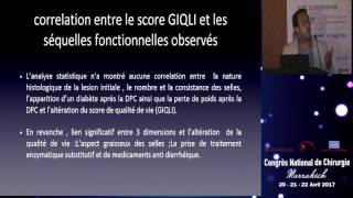 Séquelles fonctionnelles et qualité de vie après duodénopancréatectomie céphalique [upl. by Akyeluz]