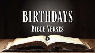 Top 10 Bible Verses About BIRTHDAYS KJV With Inspirational Explanation [upl. by Lawley25]