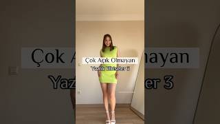 Çok Açık Olmayan Yazlık Elbiseler 3❤️Linkler sabit yorumda❤️ shorts elbisemodeli [upl. by Weinert]