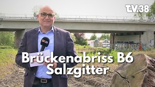 Brückenabriss B6 Salzgitter [upl. by Waldo]