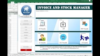 VBA EXCELJai codé un gestionnaire de facturation et de stock automatisé sur Excel 2021 [upl. by Einnoj]