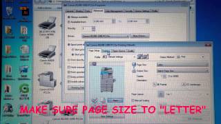 How to Change Default Setting on Canon IR Series Printer Driver [upl. by Aluin]