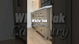 White oak cabinetry 😍 cabinetry amishbuilt customhome [upl. by Ruhtua]