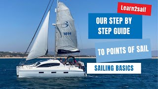 LEARN TO SAIL  OUR STEP BY STEP GUIDE TO THE POINTS OF SAIL [upl. by Mikol404]