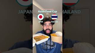 JAPAN VS THAILAND  Asian Food Cup [upl. by Htirehc598]