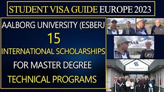 Aalborg University ESBERJ 15 international Scholarships for Master DegreeEurope Study Visa Guide [upl. by Aaren545]