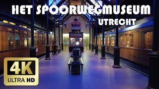 Het Spoorwegmuseum Utrecht  Winter 2021  4K [upl. by Mloclam59]