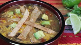 Chicken Tortilla Soup Recipe  Crock Pot Recipes [upl. by Letitia]