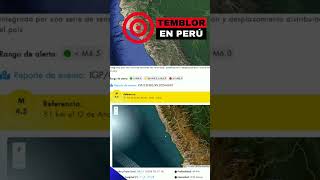 Hoy Perú experimentó un temblor de magnitud moderada [upl. by Notnirb]