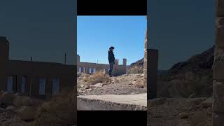 Meet Annie from Nevada City Today she joined me on our Vegas Hyper Adventures Rhyolite Ghost Town [upl. by Metcalf]