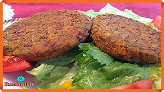 💚 INCREÍBLE HAMBURGUESA DE LENTEJAS FÁCIL y VEGANA 😋 TORTAS o MEDALLONES DE LENTEJAS SIN HUEVO [upl. by Corrie]