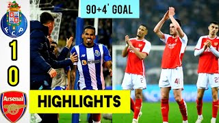 Fc Porto vs Arsenal 10 HIGHLIGHTS GALENO 904 WINNER [upl. by Yauq]