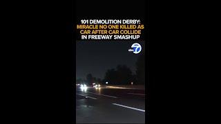 Major 101 Freeway smashup [upl. by Liddle210]