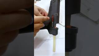 Glue gun painting hack painting art shorts [upl. by Yelsehc906]