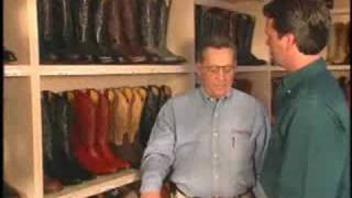 Nocona boot fitting [upl. by Aicilaf271]