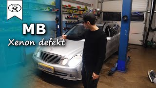 MB W211 Xenon defekt mögliche Ursachen  MB W211 xenon defective cause  VitjaWolf  Tutorial  HD [upl. by Kirrad]