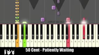 ♫ HOW TO PLAY 50 CENT quotPatiently Waitingquot Synthesia Piano Tutorial EASY♫ [upl. by Einimod]