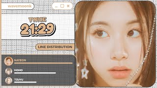 Line Distribution TWICE  2129 REQUESTED [upl. by Mitchiner376]