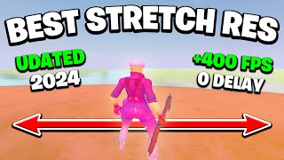 How To Get The BEST Stretched Resolution in Fortnite ✅ FPS Boost amp Less Delay [upl. by Aribold766]