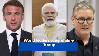 World leaders congratulate Trump [upl. by Idac]