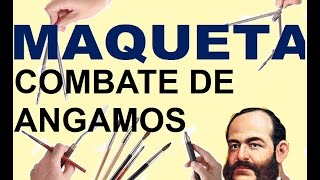 MAQUETAS COMBATE DE ANGAMOS  1879 [upl. by Akinahc283]