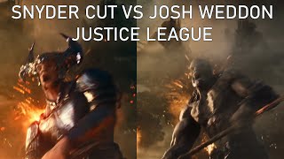 Darkseid vs Steppenwolf War History Comparison  Snyder Cut amp Joss Whedon Comparison [upl. by Atelahs]