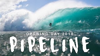 Pipeline Opening Day 2018  North Shore Oahu [upl. by Nnairb]