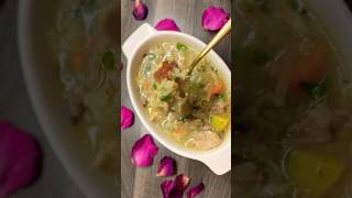 Quick and easy chicken soup for cold and FLU 👍🍲 youtubeshorts food yummy [upl. by Otxilac]