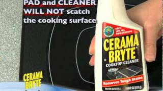 How to Clean your smooth cooktop  CeramaBryte [upl. by Neirb]