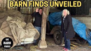 Barn Find Extraction  Two Rare Classic Cars See Daylight For The First Time In Decades [upl. by Joyann]