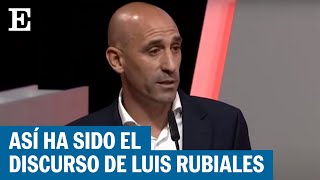 Rubiales no dimite como presidente de la Federación tras el beso a Jenni Hermoso  EL PAÍS [upl. by Ekenna]