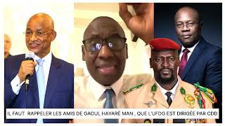 IL FAUT RAPPELER LES AMIS DE GAOUL HAYARÈ MAN  QUE L’UFDG EST DIRIGÉE PAR CDD [upl. by Rramaj]