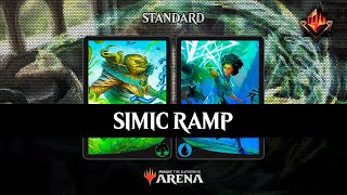 SIMIC RAMP TOP 600 Mythic  MTG Arena Standard [upl. by Agemo]