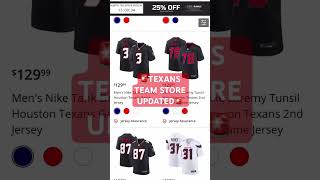 Texans Updated Team Store Swarm The Team Shop [upl. by Lucilla467]