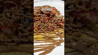 3 EASY CREPE RECIPES asmrcooking food crepe desert [upl. by Khalid]