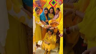 Day 5 of my wedding series 💛weddingvideo love haldi haldiceremony lagan mehendi bridetobe [upl. by Semmes]