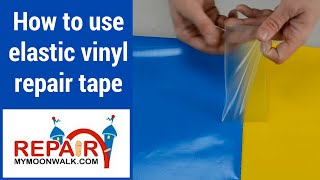 How To Use Elastic Vinyl Repair Tape [upl. by Cohn379]