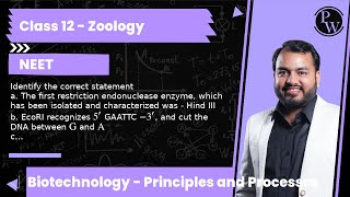 Identify the correct statement a The first restriction endonuclease enzyme which has been isola [upl. by Butta]