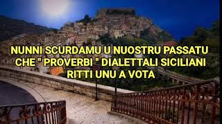 PROVERBI DIALETTALI SICILIANI quot L AMURI E COMU NCITROLU ANCUMINCIA ARUCI E FINISCI AMARU quot [upl. by Aitnuahs831]